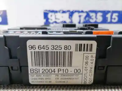 Second-hand car spare part fuse box unit for citroen c2 cool oem iam references bsi 2004 p10  9664532580