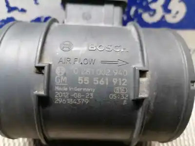 Автозапчастина б/у витратомір повітря для opel corsa d ´´111 years´´ посилання на oem iam 55561912  0281002940