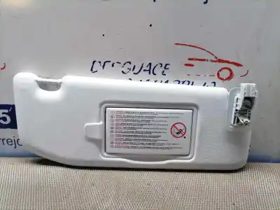 Peça sobressalente para automóvel em segunda mão para-sol direito por peugeot 208 style referências oem iam 