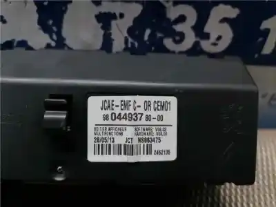 Peça sobressalente para automóvel em segunda mão módulo / sistema de navegação gps por citroen c-elysée (11.2012->) 1.6 exclusive [1.6 ltr. - 68 kw hdi fap] referências oem iam 9804493780  9804493780