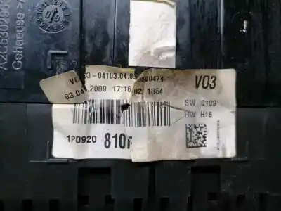 Peça sobressalente para automóvel em segunda mão quadrante por seat leon (1p1) 1.9 tdi referências oem iam 1p0920810f  1p0920810f