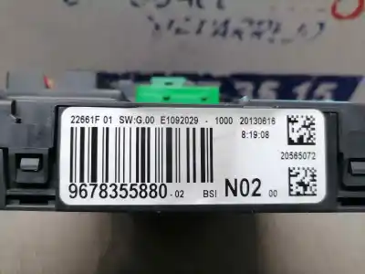 Автозапчастина б/у реле/запоперівник для citroen c-elysée exclusive посилання на oem iam bsi n02 00  9678355880