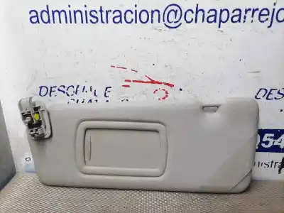 Peça sobressalente para automóvel em segunda mão pára-sol esquerdo por renault laguna iii 5 puertas referências oem iam 