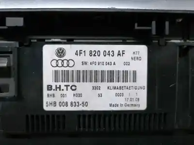 Peça sobressalente para automóvel em segunda mão comando de sofagem (chauffage / ar condicionado)  por audi a6 berlina (4f2) 3.0 tdi quattro (171kw) referências oem iam 5hb00883350  4f1820043af
