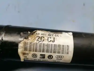 Автозапчастина б/у передня права трансмісія для volkswagen caddy ka/kb (2k) furg. посилання на oem iam 1k0407272cc  1k0407272cc