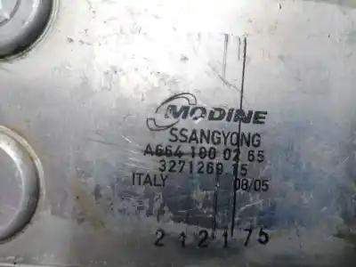 Автозапчастина б/у охолодження мотору для ssangyong kyron 200 xdi limited посилання на oem iam a6641800265  a6641800265
