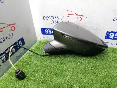 Second-hand car spare part left rearview mirror for seat leon (5f1) reference oem iam references   