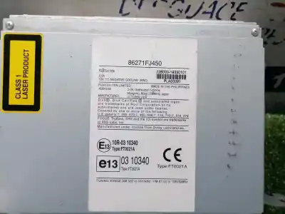 Peça sobressalente para automóvel em segunda mão sistema de áudio / rádio cd por subaru xv active referências oem iam 86271fj450  86271fj450