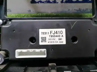 Peça sobressalente para automóvel em segunda mão comando de sofagem (chauffage / ar condicionado)  por subaru xv active referências oem iam 72311fj410  72311fj410