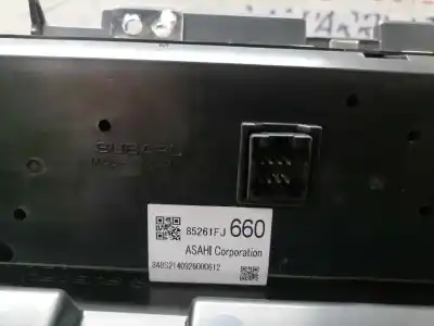 Second-hand car spare part multifunction display for subaru xv active oem iam references 85261fj660  85261fj660