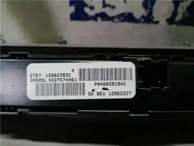 Peça sobressalente para automóvel em segunda mão trocar por chrysler sebring cabrio 2.0 crd cat referências oem iam p04602818ac  p04602818ac