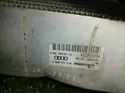 Peça sobressalente para automóvel em segunda mão intercooler por audi a6 berlina (4f2) 2.0 tdi referências oem iam 4f0145805s  4f0145805s