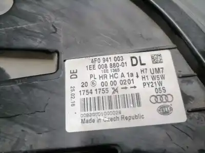 Second-hand car spare part left headlight for audi a6 berlina (4f2) 2.0 tdi oem iam references 4f0941003  4f0941003