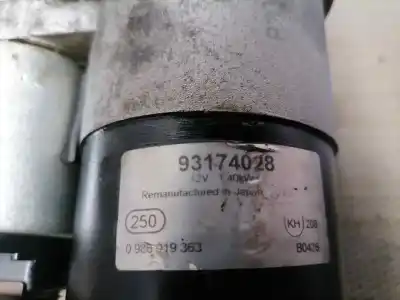 Pezzo di ricambio per auto di seconda mano motorino di avviamento per opel corsa c club riferimenti oem iam 93174028  93174028