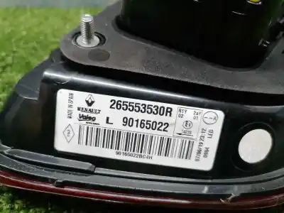 Second-hand car spare part left tailgate light for renault kadjar zen oem iam references 265553530r  265553530r