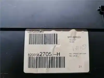 Peça sobressalente para automóvel em segunda mão quadrante por renault clio iii 1.5 dci diesel cat referências oem iam 8200582705h  8200582705h