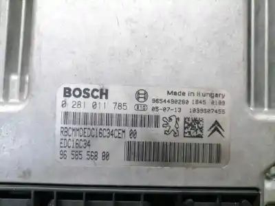 Second-hand car spare part ecu engine control for citroen c3 1.4 hdi cool oem iam references 0281011785  9658556880