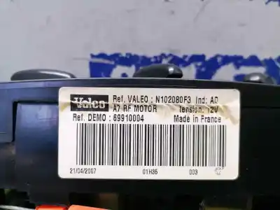 Peça sobressalente para automóvel em segunda mão comando de sofagem (chauffage / ar condicionado)  por peugeot 207 confort referências oem iam 69910004  69910004