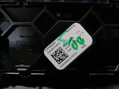 Second-hand car spare part heating / air conditioning control panel for renault captur limited oem iam references 275100936r  275100936r