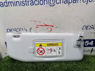 Second-hand car spare part right sunshade for peugeot 208 active oem iam references 