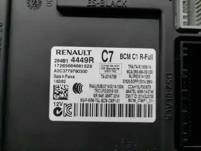 İkinci el araba yedek parçası elektronik modül için renault megane iv berlina 5p experience oem iam referansları bcm c1 r a2c3779780300 284b14449r