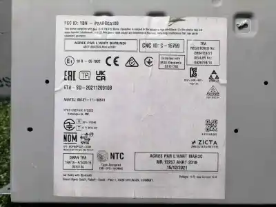 Peça sobressalente para automóvel em segunda mão sistema de áudio / rádio cd por opel corsa f gs line 1.2 t xhl referências oem iam 7503900497  9847854380