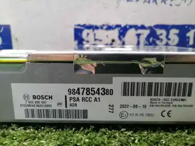 Peça sobressalente para automóvel em segunda mão sistema de áudio / rádio cd por opel corsa f gs line 1.2 t xhl referências oem iam 7503900497  9847854380