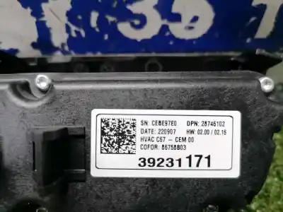 Peça sobressalente para automóvel em segunda mão comando de sofagem (chauffage / ar condicionado)  por opel corsa f gs line 1.2 t xhl referências oem iam 28746102  39231171