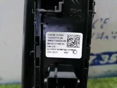 Автозапчастина б/у передні вікний вмикач для opel corsa f gs line 1.2 t xhl посилання на oem iam 98421760zd  98421760zd