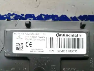 Автозапчастина б/у електронний модуль для renault clio iv business посилання на oem iam a2c86184600 bcm t4 284b11867r