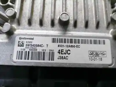 Second-hand car spare part ecu engine control for ford fiesta (cb1) ambiente oem iam references 5ws40584c_t  8v2112a650