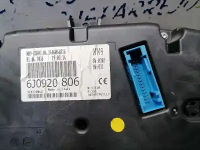 Peça sobressalente para automóvel em segunda mão quadrante por seat ibiza (6j5) reference tech referências oem iam 6j0920806  6j0920806