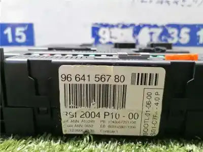Pezzo di ricambio per auto di seconda mano scatola relè/fusibili per citroen c2 (jm_) 1.1 riferimenti oem iam 9664156780  bsi 2004 p10