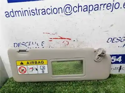 Peça sobressalente para automóvel em segunda mão Para-sol Direito por DACIA DUSTER (HS_) 1.5 dCi 4x4 Referências OEM IAM   