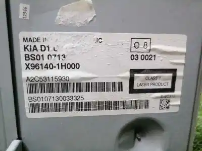 Second-hand car spare part audio system / radio cd for kia cee´d concept oem iam references a2x53115930  x961401h000
