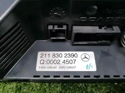 Автозапчастина б/у контроль опалення / кондиціонації для mercedes-benz clase e (w211) berlina e 280 cdi (211.020) посилання на oem iam 2118302390  2118302390