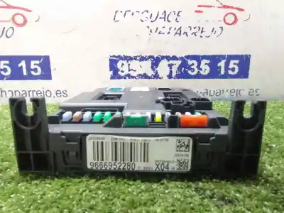 Peça sobressalente para automóvel em segunda mão caixa de fusíveis e relés por citroen c3 collection referências oem iam bsiev x04  9666952280