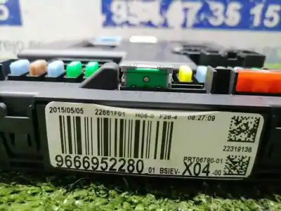 Peça sobressalente para automóvel em segunda mão caixa de fusíveis e relés por citroen c3 collection referências oem iam bsiev x04  9666952280