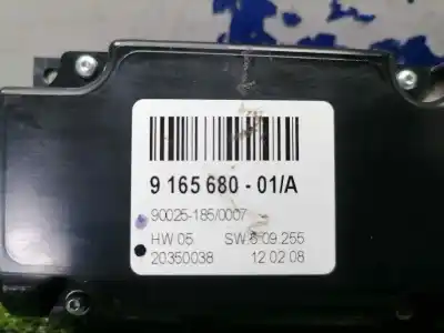 Peça sobressalente para automóvel em segunda mão comando de sofagem (chauffage / ar condicionado)  por bmw x5 (e70) 3.0d referências oem iam 9165680  9165680
