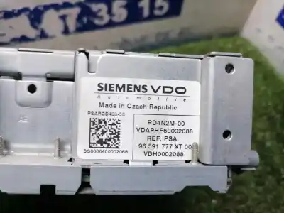 Pezzo di ricambio per auto di seconda mano impianto audio / radio cd per citroen c4 picasso cool riferimenti oem iam 96591777xt  96591777xt
