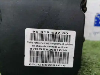 Pezzo di ricambio per auto di seconda mano abs per citroen c4 picasso cool riferimenti oem iam 0265235010 9660934580 9661963780