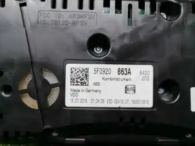 Автозапчасти б/у приборная доска за seat leon (5f1) reference ссылки oem iam 5f0920863a  5f0920863a