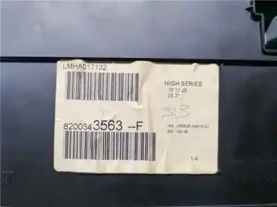 Second-hand car spare part dashboard for renault clio iii 1.5 dci diesel cat oem iam references 8200343563f  8200343563f