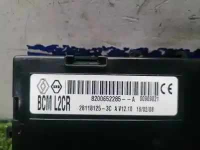 Second-hand car spare part electronic module for renault clio iii 20 aniversario oem iam references bcm l2cr  8200652285