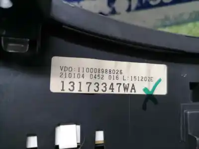 Pezzo di ricambio per auto di seconda mano pannello degli strumenti per opel corsa c blue line riferimenti oem iam 13173347wa  13173347wa