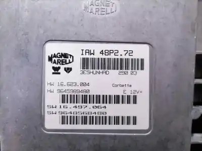 Second-hand car spare part ecu engine control for citroen c3 1.1 furio oem iam references 9645989480  9648568480