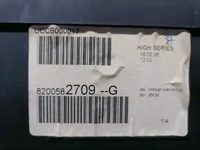 Second-hand car spare part dashboard for renault clio iii 20 aniversario oem iam references 8200582709g  8200582709g