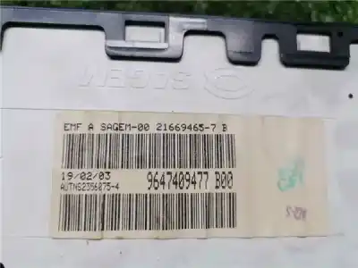 Peça sobressalente para automóvel em segunda mão módulo / sistema de navegação gps por citroen c3 1.4 hdi (68 cv) 1.4 hdi referências oem iam 9647409477  9647409477