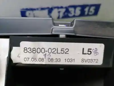 Peça sobressalente para automóvel em segunda mão quadrante por toyota auris básico referências oem iam 8380002l52  8380002l52