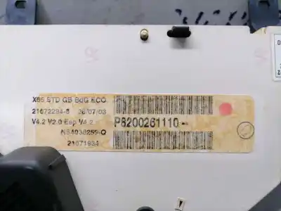 Автозапчастина б/у панель інструментів для renault clio ii fase ii (b/cb0) authentique посилання на oem iam p8200261110  p8200261110